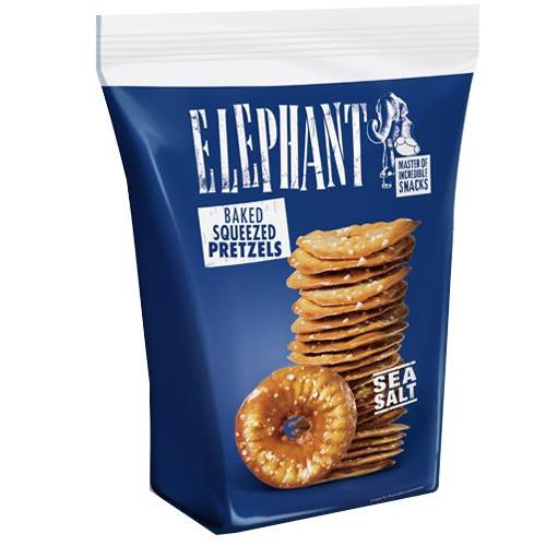 ELEPHANT mini πρέτσελς με θαλασσινό αλάτι 80gr
