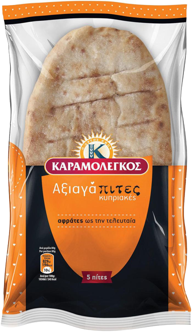 ΚΑΡΑΜΟΛΕΓΚΟΣ αξιαγάπιτες κυπριακές πίτες 5τεμ 400gr