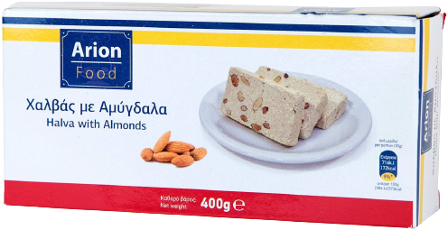 ARION Food χαλβάς με αμύγδαλα 400gr