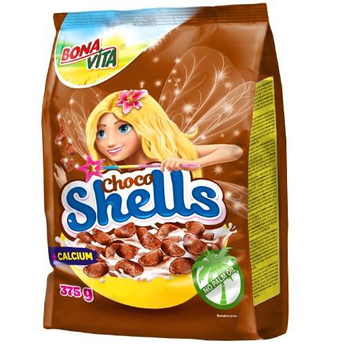 BONA VITA δημητριακά choco shells 375gr