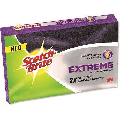 SCOTCH-BRITE σφουγγαράκι κουζίνας extreme 1τεμ
