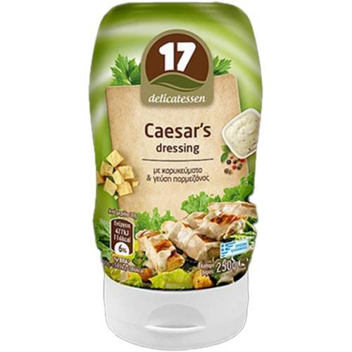 17 Delicatessen caesar's dressing 250gr