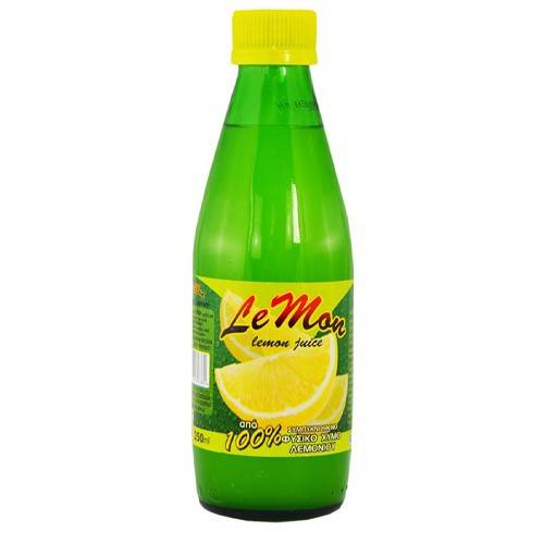 LE MON φυσικός χυμός λεμονιού 250ml