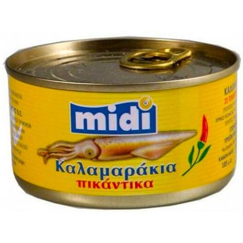 MIDI καλαμαράκια πικάντικα 185gr