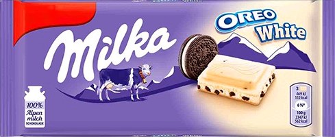 MILKA σοκολάτα oreo white 100gr