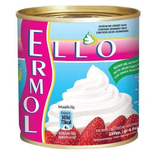 ELLO ermol κρέμα σαντιγύς 250gr