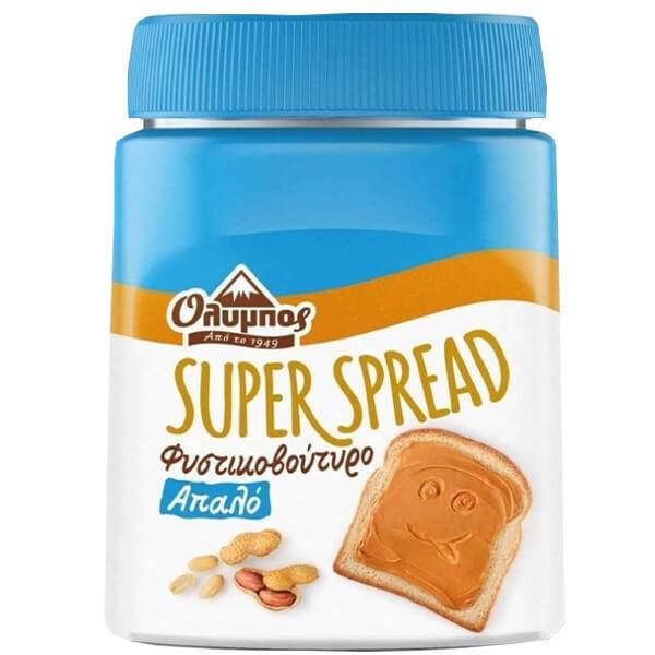 ΟΛΥΜΠΟΣ super spread φυστικοβούτυρο απαλό 350gr