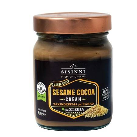 SISINNI ταχίνι με κακάο και στέβια 380gr