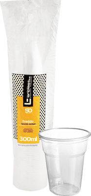 LARIPLAST ποτήρι freddo διάφανο 300ml No504 50τεμ