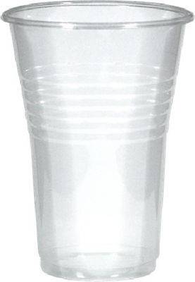 LUX PLAST ποτήρι νερού διαφανές No503 250ml 50τεμ