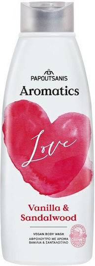 ΠΑΠΟΥΤΣΑΝΗΣ Aromatics αφρόλουτρο love με γιασεμί και σανδαλόξυλο 600ml