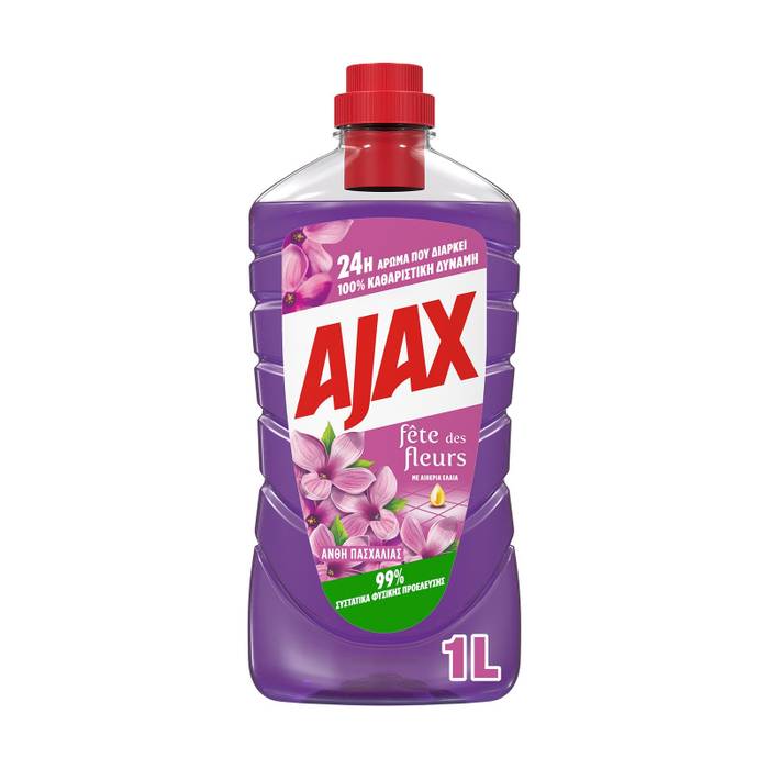 AJAX Fete des Fleurs υγρό καθαριστικό γενικής χρήσης Άνθη Πασχαλιάς 1lt
