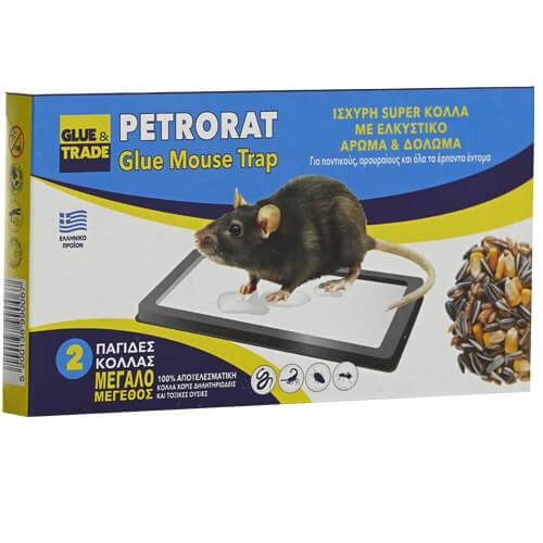 PETRORAT μεγάλη παγίδα κόλλας για ποντίκια 2τεμ