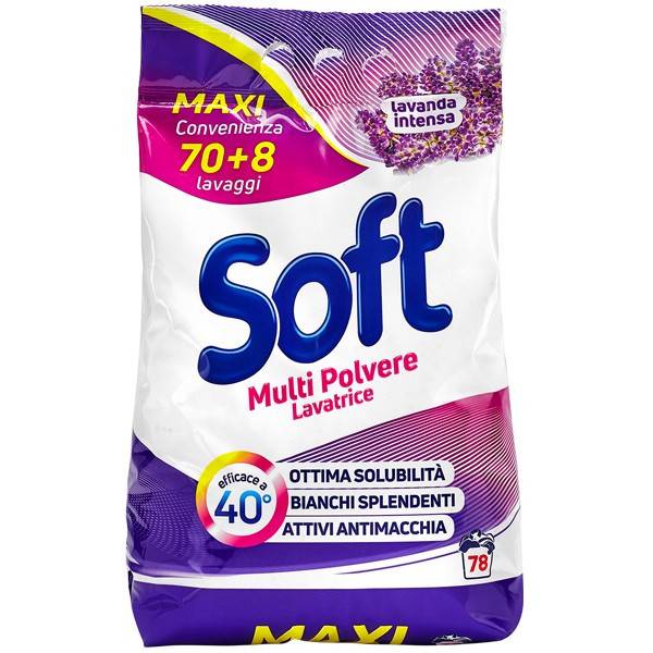 SOFT σκόνη πλυντηρίου ρούχων Λεβάντα 70μεζ