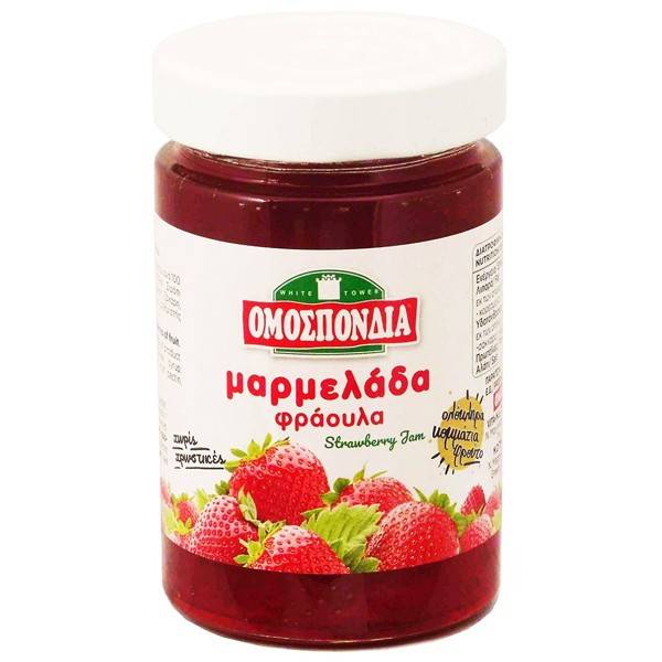 ΟΜΟΣΠΟΝΔΙΑ μαρμελάδα φραόυλα βάζο 360gr