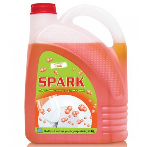 SPARK υγρό πιάτων με ξύδι 4lt