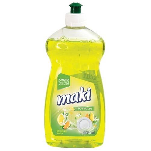 MAKI υγρό πιάτων λεμόνι 500ml