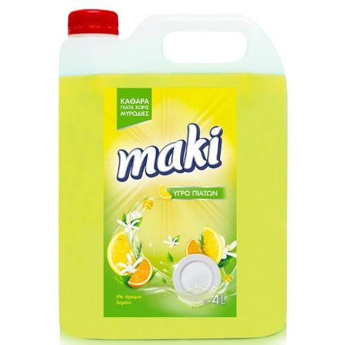 MAKI υγρό πιάτων λεμόνι 4lt