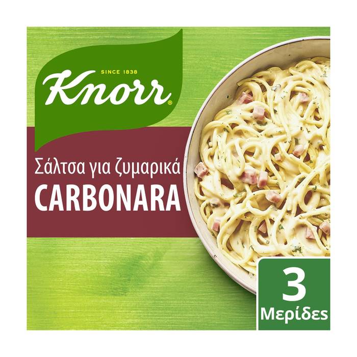 KNORR σάλτσα ζυμαρικών καρμπονάρα 44gr
