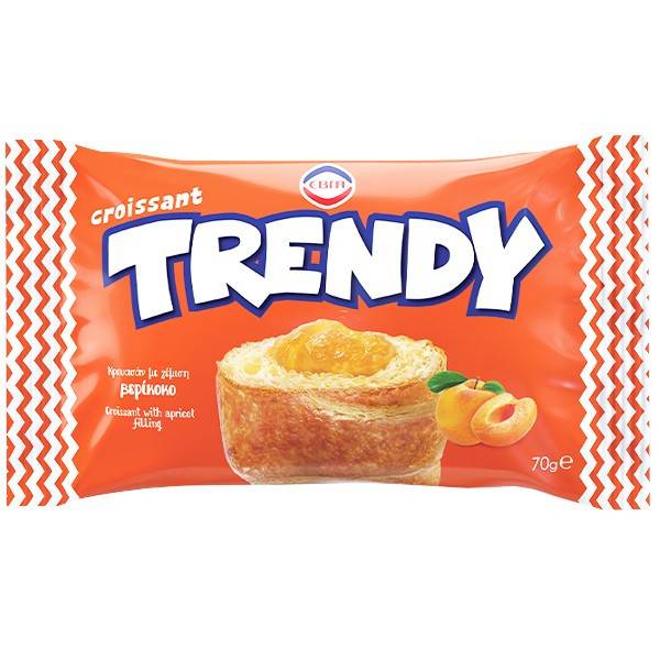 ΕΒΓΑ trendy κρουασάν βερίκοκο 70gr