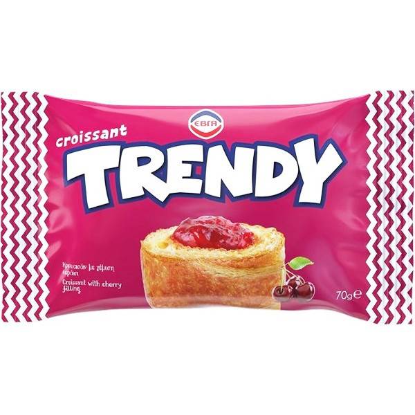 ΕΒΓΑ trendy κρουασάν κεράσι 70gr