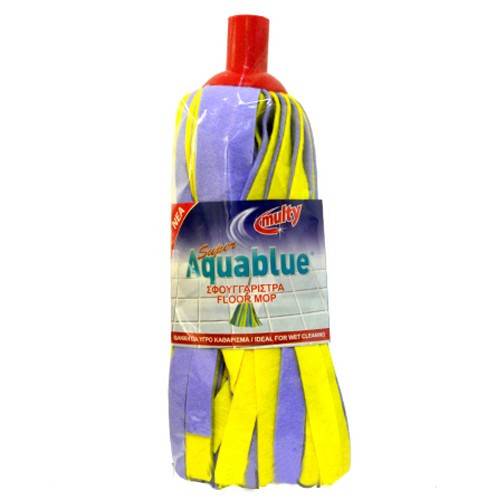 MULTY σφουγγαρίστρα aquablue κίτρινη-μπλε