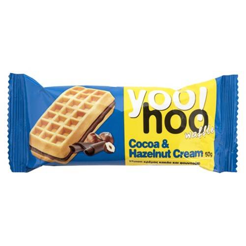 YOOHOO! βάφλα κακάο και φουντούκι 50gr