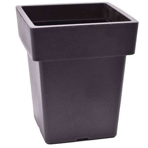 ET PLAST γλάστρα αναϊς τετράγωνη μπρονζέ 15x15x18cm