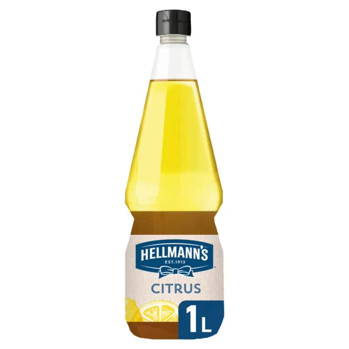 HELLMANN'S βινεγκρέτ εσπεριδοειδών citrus 1lt