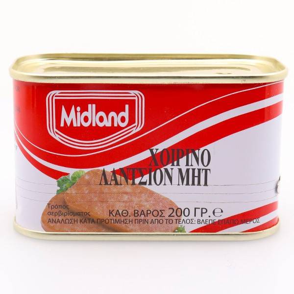 MIDLAND luncheon meat Δανίας 200gr