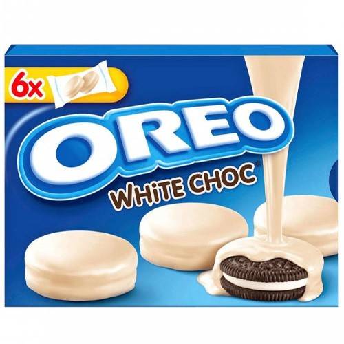 OREO μπισκότα με επικάλυψη λευκής σοκολάτας 246gr