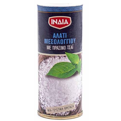 ΙΝΔΙΑ αλάτι μεσολογγίου με πράσινο τσάι 70gr