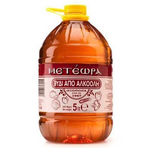 ΜΕΤΕΩΡΑ ξύδι κόκκινο από αλκοόλη 5 βαθμών 5lt