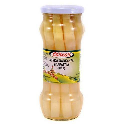 CARCAR λευκά ολόκληρα σπαράγγια Κίνας 345gr