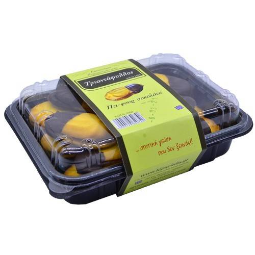ΤΡΙΑΝΤΑΦΥΛΛΟΣ πτι φουρ ίσιο με σοκολάτα 400gr