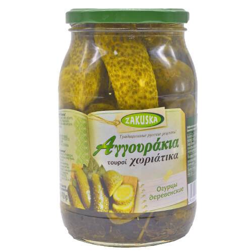 ZAKUSKA αγγουράκια τουρσί χωριάτικα 800gr
