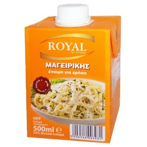 ROYAL φυτική κρέμα μαγειρικής 23% 500ml