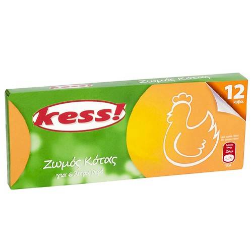 KESS! ζωμός κότας για 6 λίτρα νερού 12τεμ