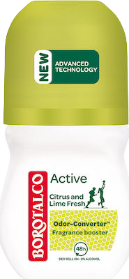 BOROTALCO αποσμητικό σώματος roll-on Lime 50ml