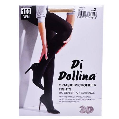 DI DOLLINA καλσόν mf opaque 3d 100den No2 skin