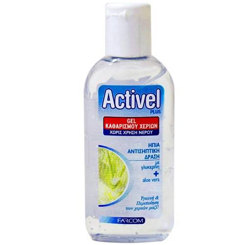 FARCOM Activel plus gel καθαρισμού χεριών 80ml