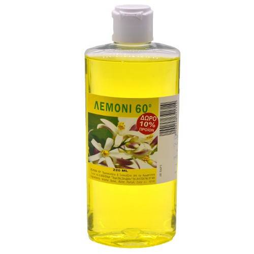 LINA κολώνια 60ο με λεμόνι 200ml
