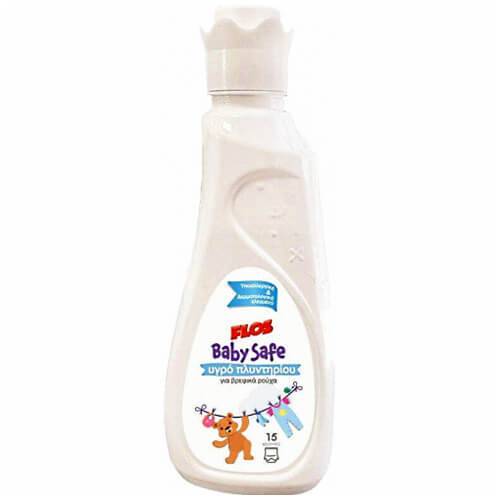 FLOS Baby Safe υγρό πλυντηρίου ρούχων 15μεζ 750ml