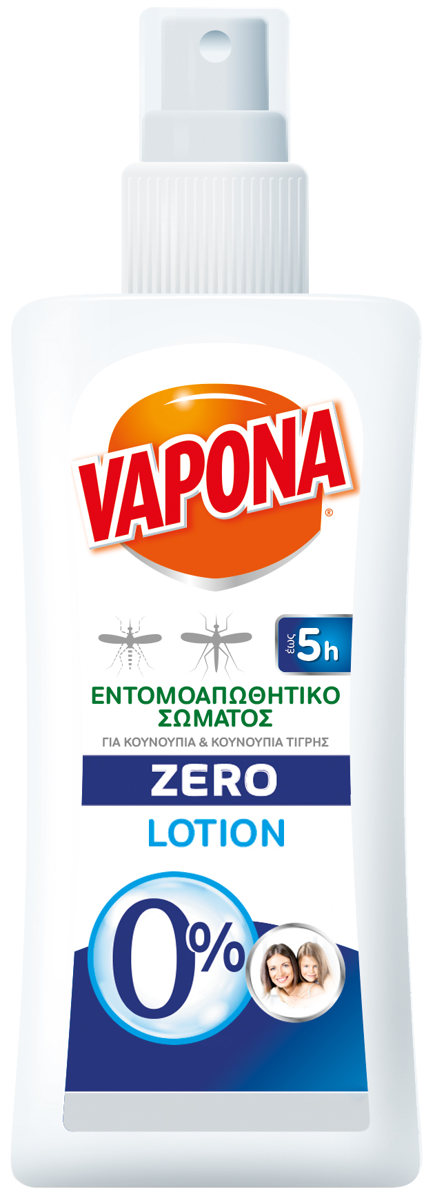 VAPONA εντομοαπωθητική λοσιόν zero 100ml