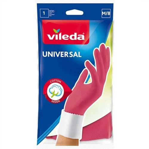 VILEDA γάντια οικιακής χρήσης universal πλαστικά medium