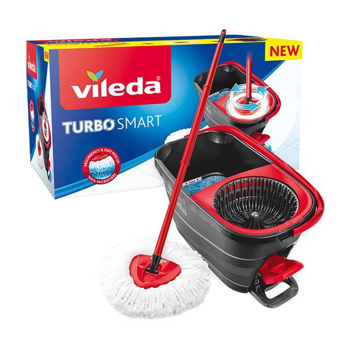VILEDA σετ σφουγγαρίσματος turbo smart με πεντάλ