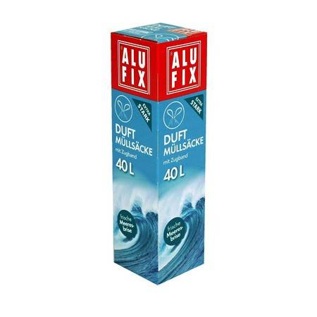 ALUFIX σακούλες απορριμμάτων με άρωμα ωκεανού 53x71cm 40lt 10τεμ