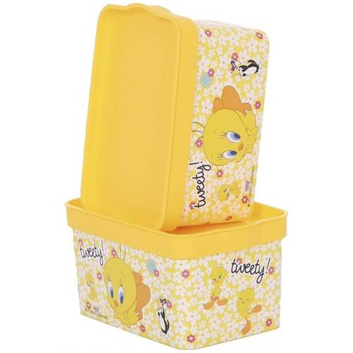 TNS φαγητοδοχείο πλαστικό με σχέδιο tweety 23lt 21x14x105cm
