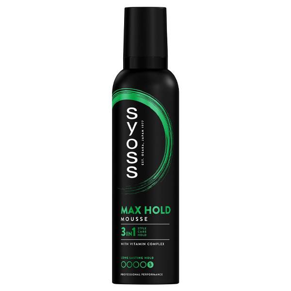 SYOSS mousse αφρός μαλλιών max hold 250ml