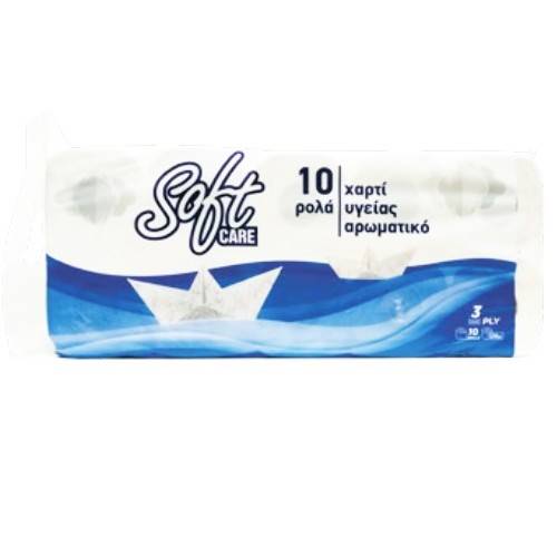 SOFTCARE χαρτί υγείας αρωματικό 3φυλλο 10x120gr